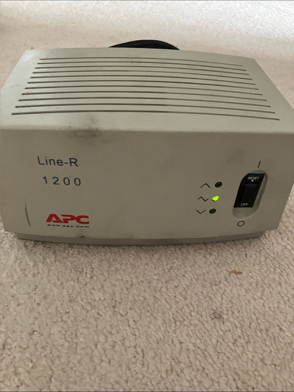 A.P.C. Line-R 1200 Surge Protector - Beige with Red Logo
